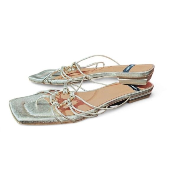 Elegant Silver Women's Sandals - Picture 4 of 10